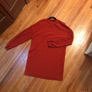 NWOT beautiful orange dress size XL